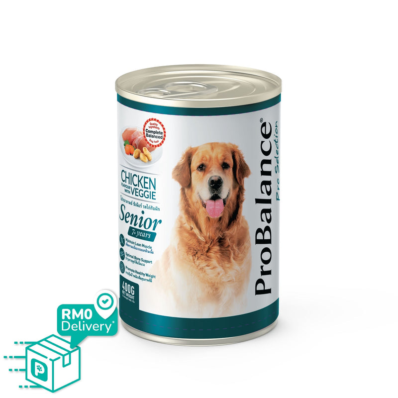 Probalance 400g Senior Chicken Loaf With Vegetable Wet Can Food