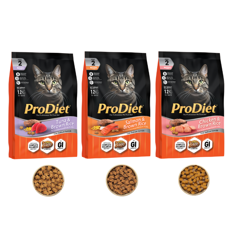 Prodiet 1.2kg Chicken & Brown Rice Dry Cat Food