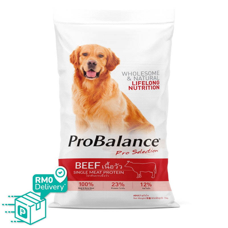 ProBalance Beef 15KG Single Source Adult Dry Dog Food