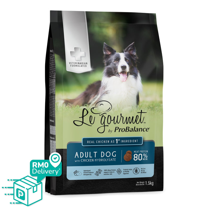 Le Gourmet Adult Dry Kibble 1.5kg (Chicken Hydrolysate)