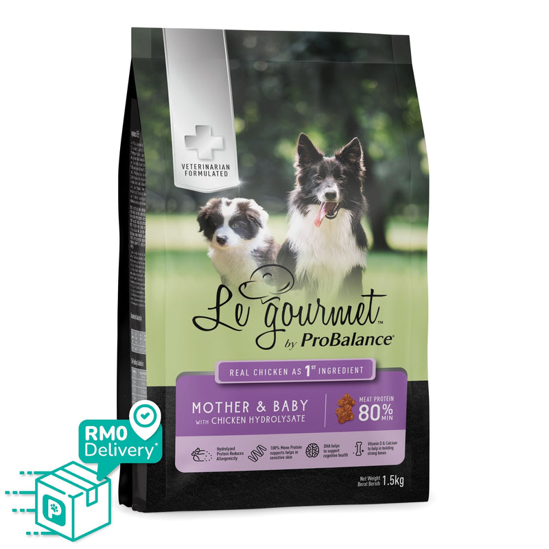 Le Gourmet Mother & Baby Dry Kibble 1.5kg (Chicken Hydrolysate)