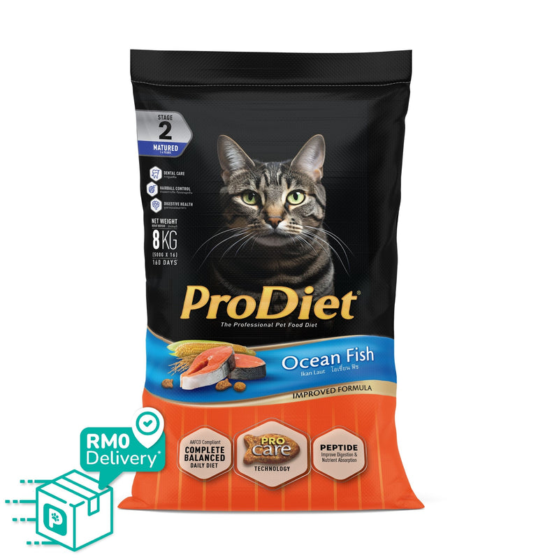 Prodiet 8kg Ocean Fish Adult Dry Cat Food