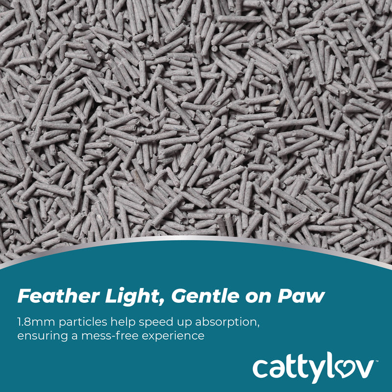 Cattylov Tofu Cat Litter 6L (Lavender/Charcoal)