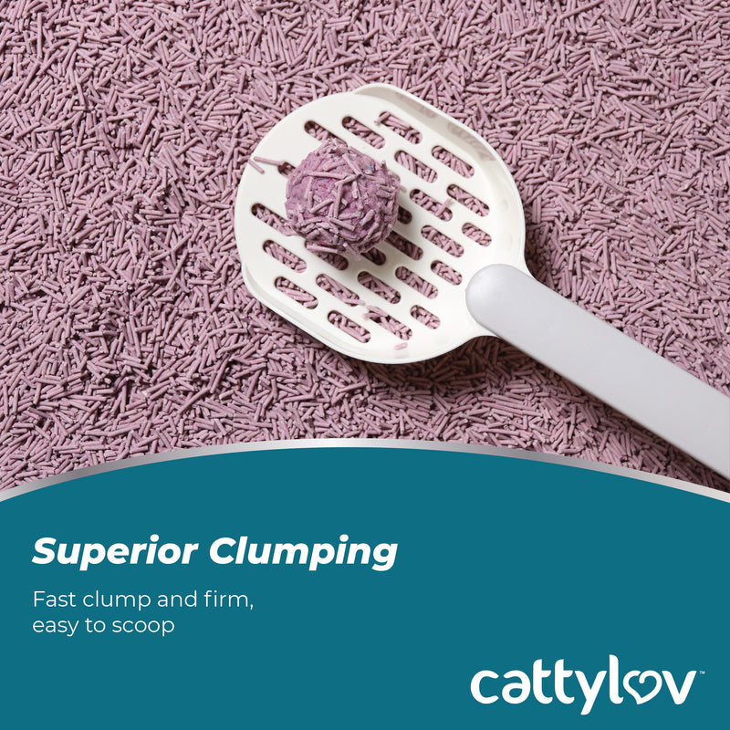 Cattylov Tofu Cat Litter 6L (Lavender/Charcoal)