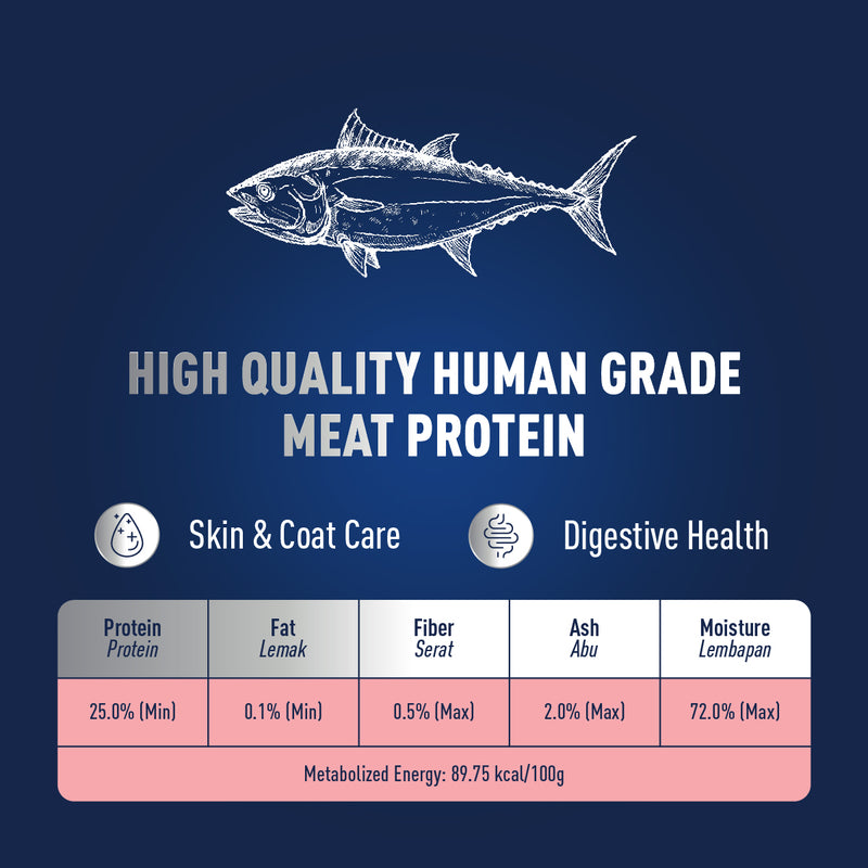 Delizios Filetto 22g Cat Treats (Tuna Whole Loin / Chicken)