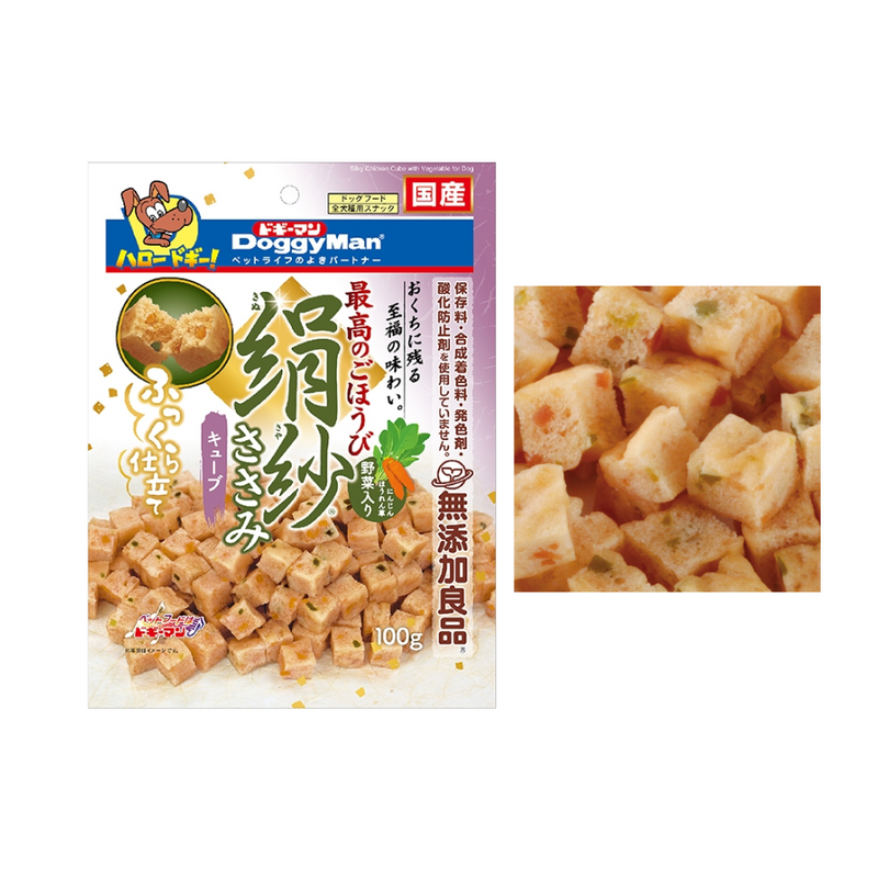 Doggyman Silky Chicken Series Dog Treat Snack 100g (Cube/Cut)