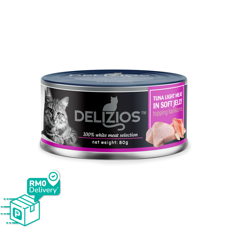 Delizios 80g White Meat Wet Cat Food