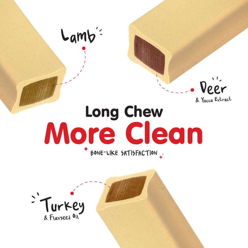 ProBalance Munchiezz Dental Bar 100g (Lamb / Turkey / Deer) Size S & M Dog Treats Dental Health Support