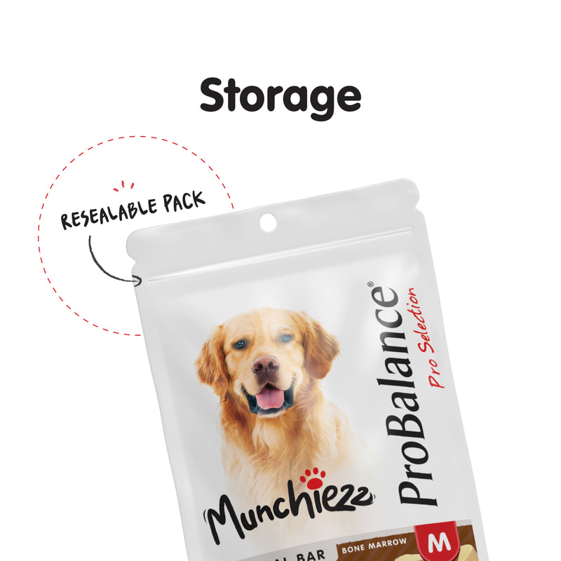 ProBalance Munchiezz Dental Bar 100g (Lamb / Turkey / Deer) Size S & M Dog Treats Dental Health Support