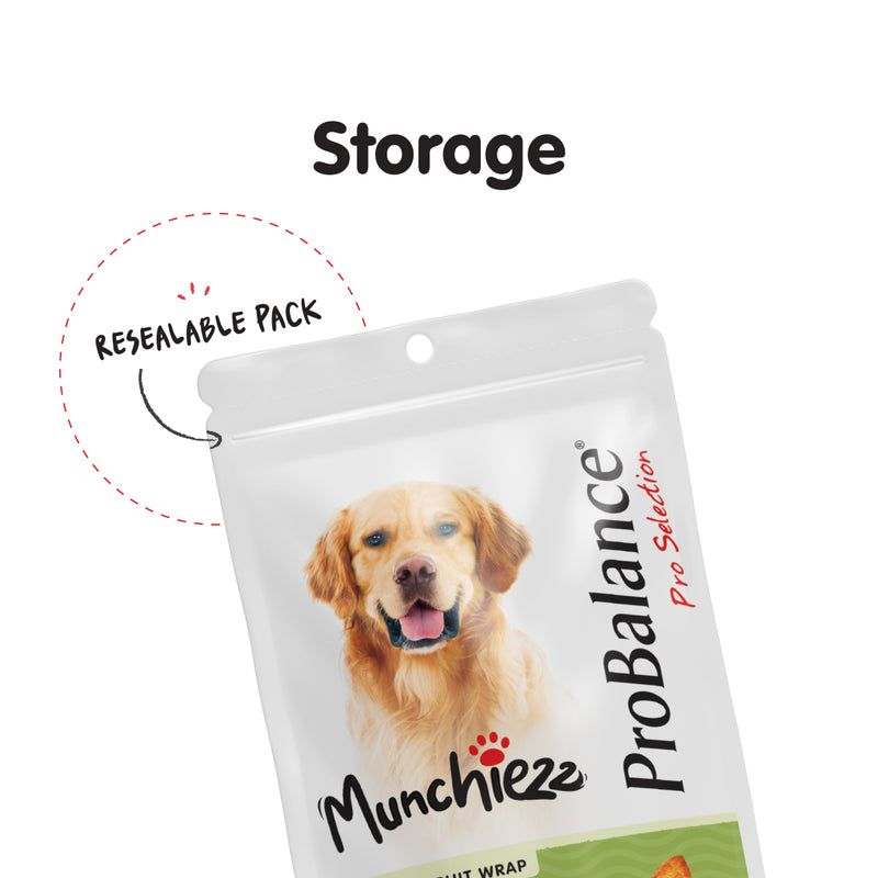 ProBalance Munchiezz Fruit Wraps 100g (Apple / Pumpkin) Dog Treats Dental Health Support