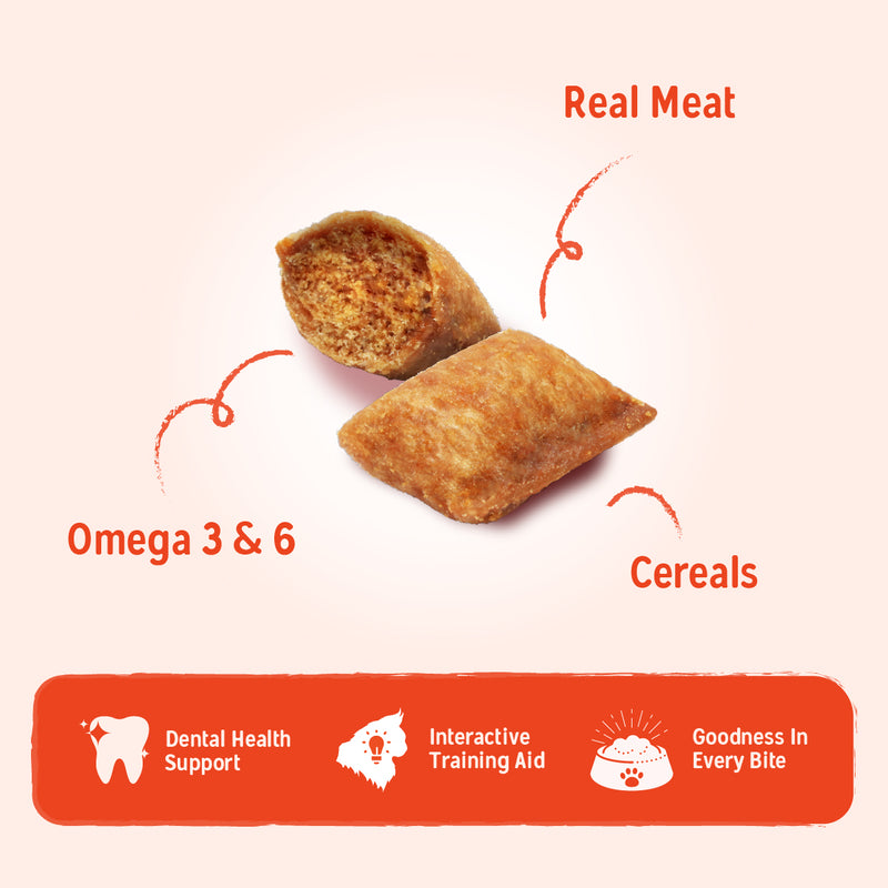 ProDiet Treatzz Centre-Filled Biscuit Cat Treats (Chicken / Salmon / Beef / Turkey) 80g x 12 packs