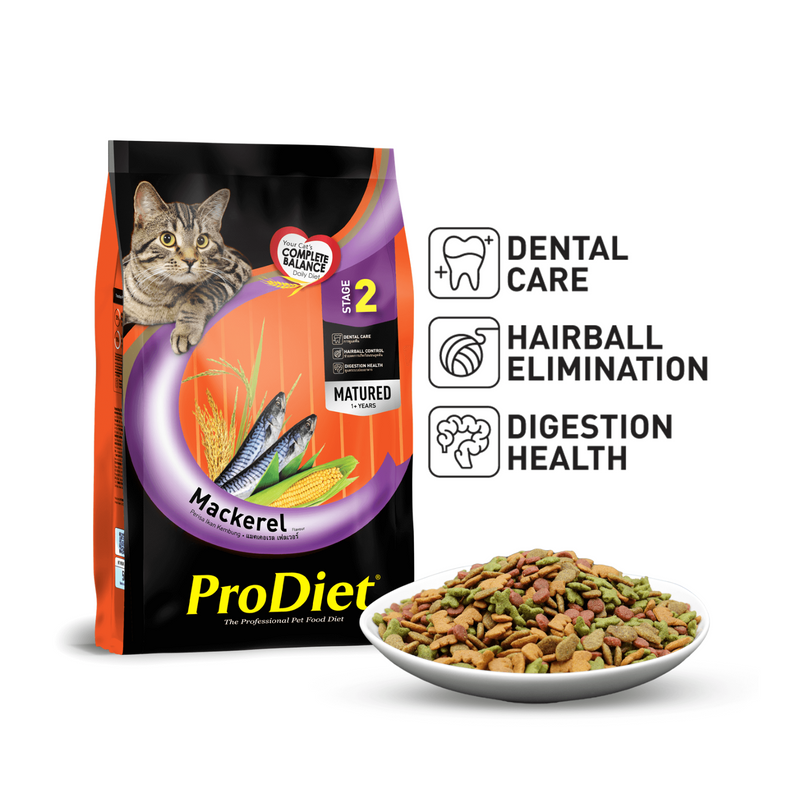 ProDiet 500G Dry Cat Food (Mackerel)