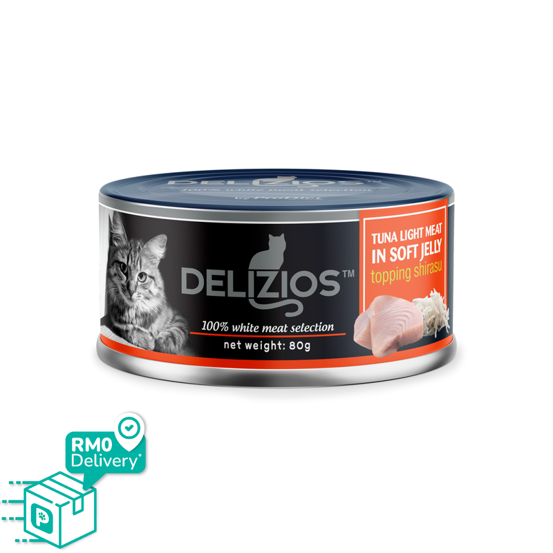 Delizios 80g White Meat Wet Cat Food