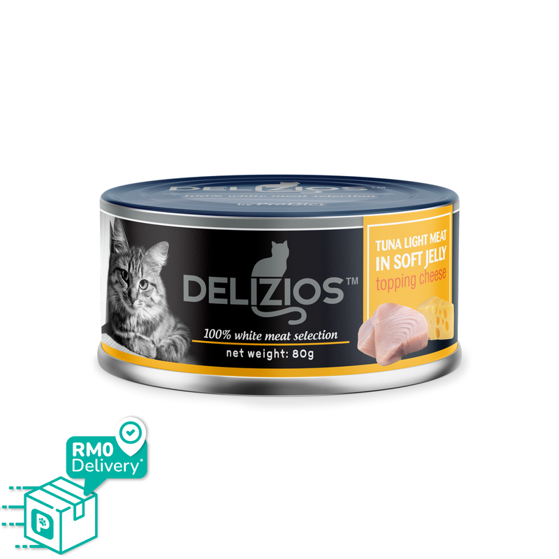 Delizios 80g White Meat Wet Cat Food