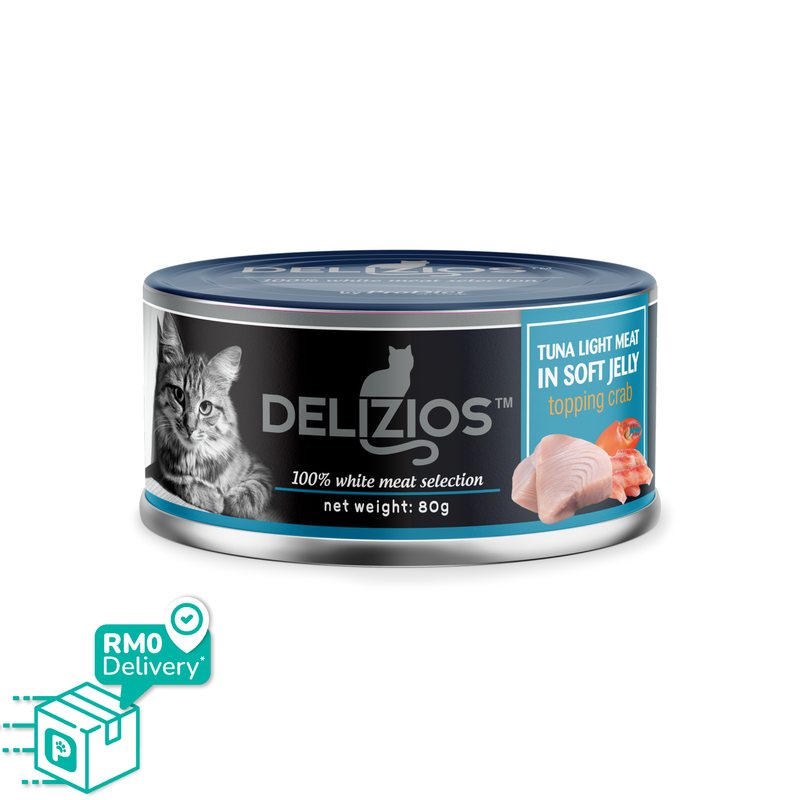 Delizios 80g White Meat Wet Cat Food