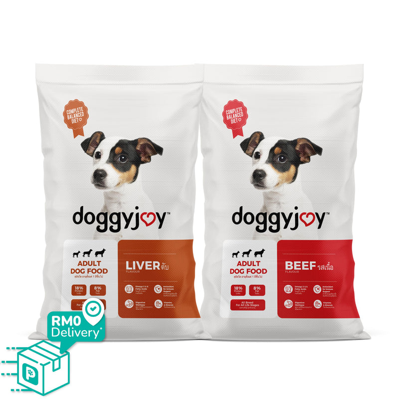 Doggyjoy Dry Dog Food 20kg (Beef/Liver)