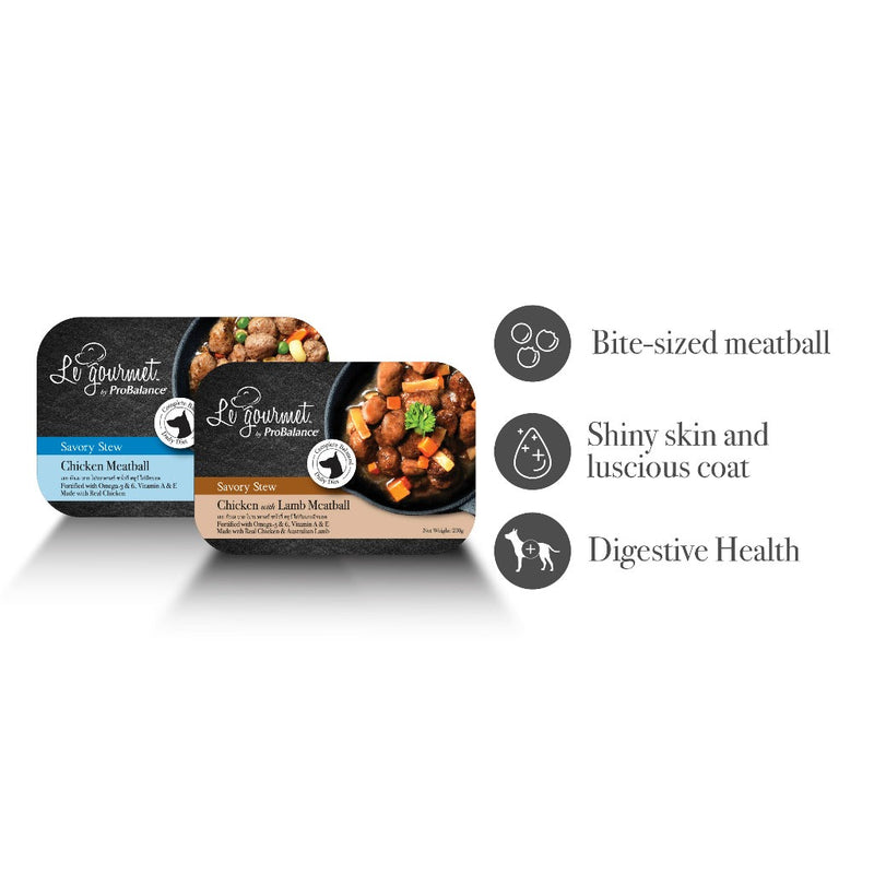 [GWP] Le Gourmet 230g Savory Stew Meatball For Dog (Chicken)