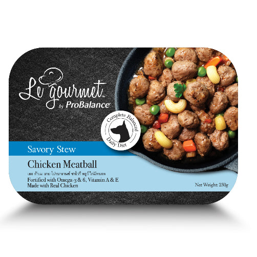 [Bundle Deals] Le Gourmet 230g Savory Stew Meatball Dog Wet Food (12 packs)