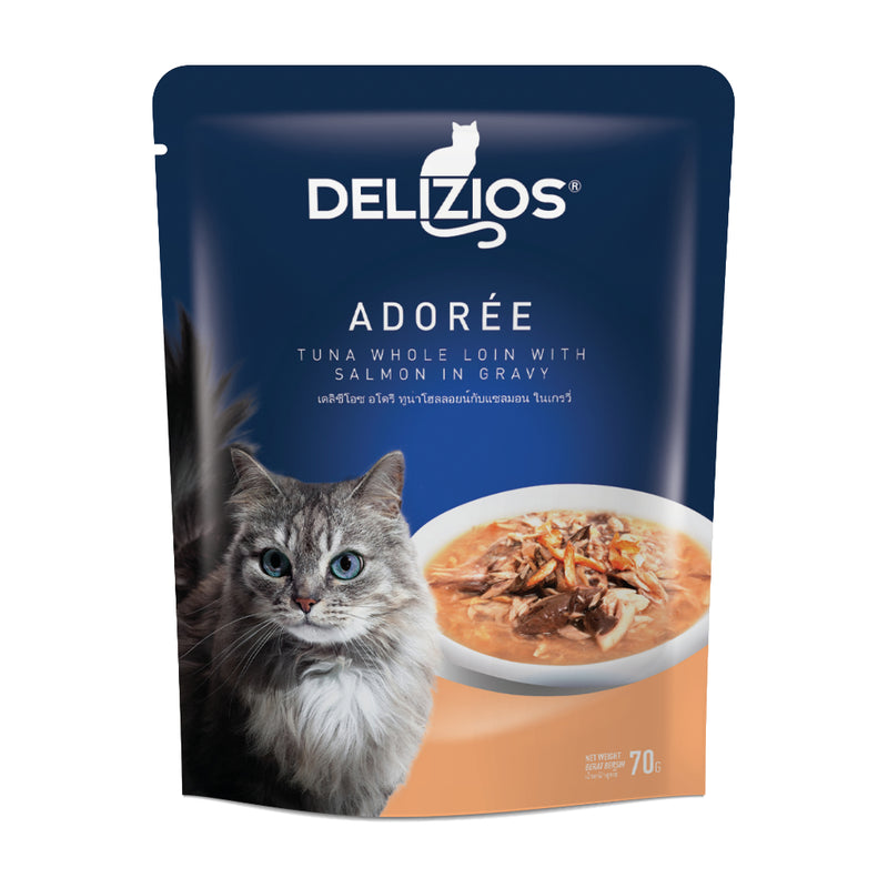 [Buy 5 Free 1] Delizios Adoree 70g Gravy Wet Cat Food Adult & Kitten