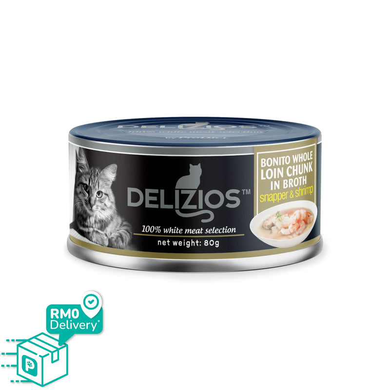 Delizios 80g White Meat Wet Cat Food