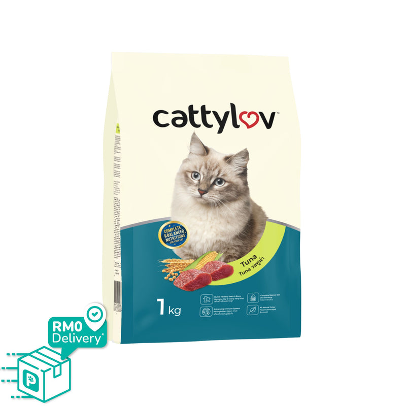 Cattylov Dry Cat Food 1kg (Tuna / Seafood)