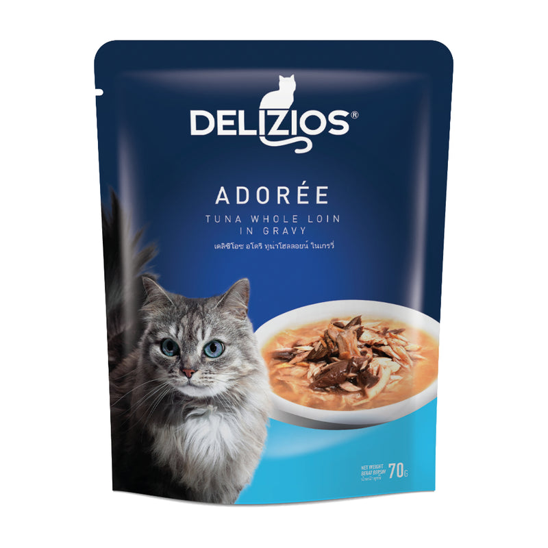 [Buy 5 Free 1] Delizios Adoree 70g Gravy Wet Cat Food Adult & Kitten