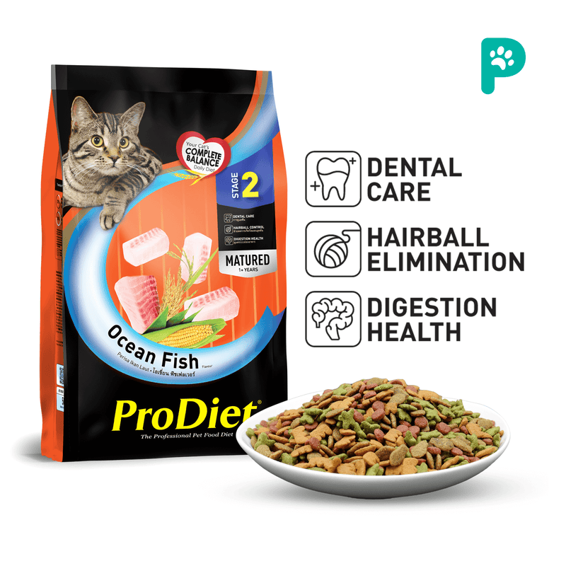 ProDiet 500G Dry Cat Food (Ocean Fish)