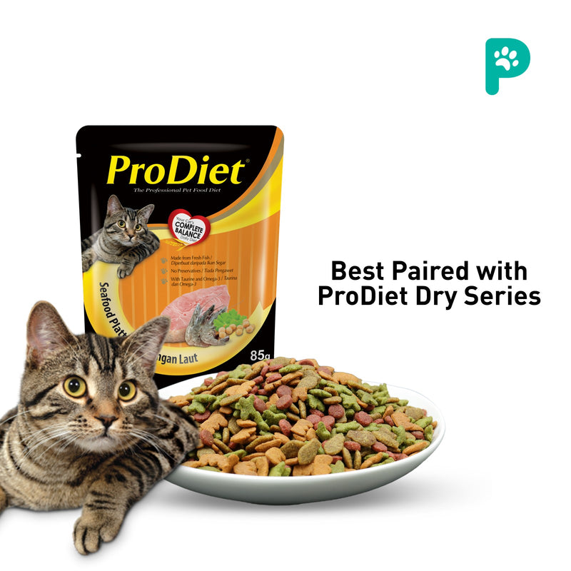 ProDiet 85G Wet Cat Food (Seafood Platter)