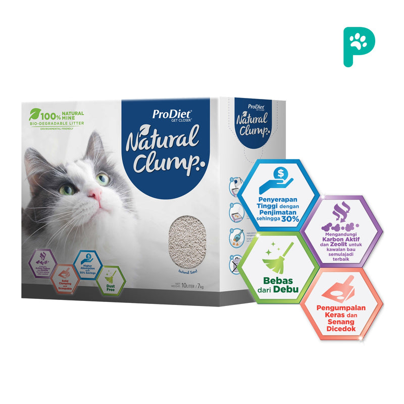 ProDiet 10L Natural Clump Cat Litter