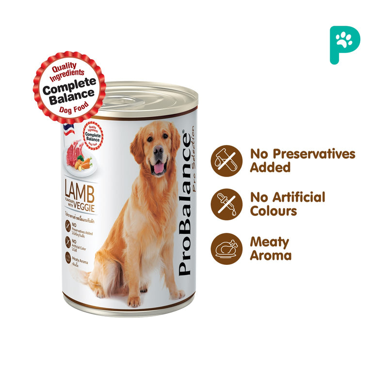 Probalance 400g Lamb With Vegetable Wet Dog Food