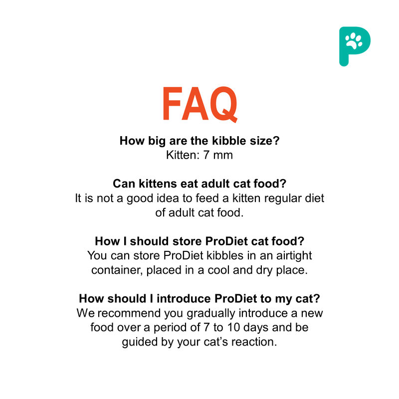 ProDiet Kitten 500G Dry Food (Milky Ocean Fish)