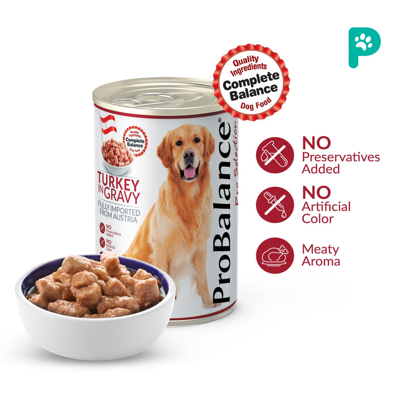 Probalance 400g Turkey Gravy Wet Dog Food