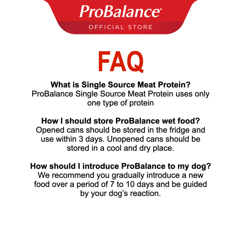 ProBalance Single Source Meat Dry Kibble Dog Food for Small Breed - Lamb (1.5kg) Tear Stain Formula
